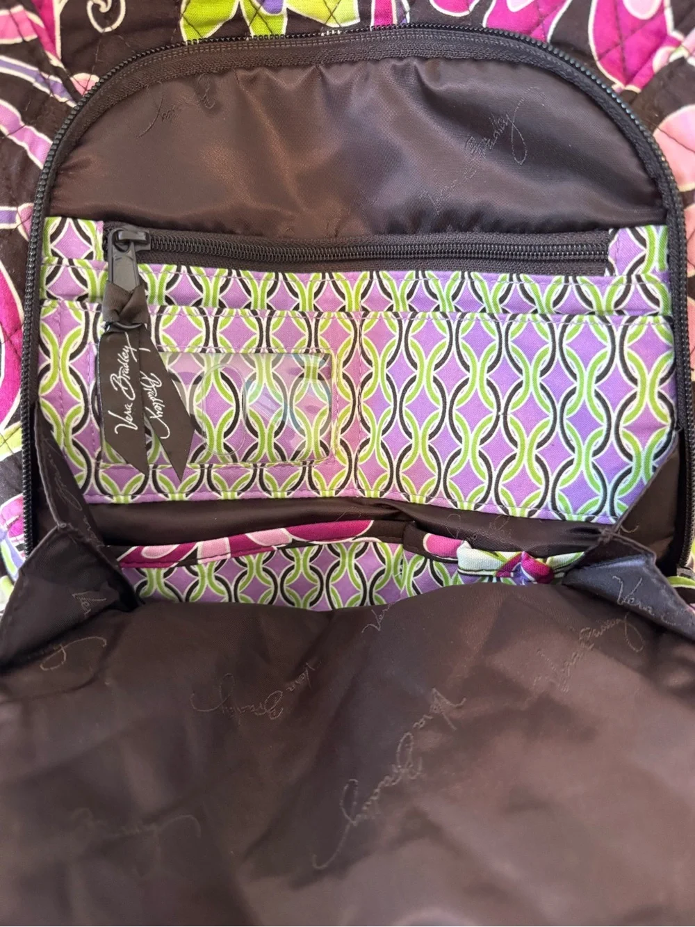Vera Bradley Discontinued Purple Punch Back to School Set
